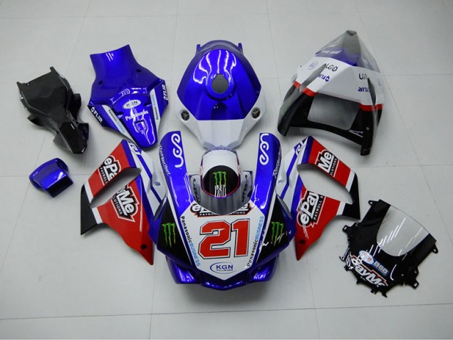 2015-2019 Blue Red KGN 21 Yamaha YZF R1 Motorbike Fairing UK 2015-2019 Blue Red KGN 21 Yamaha YZF R1 Motorbike Fairing UK