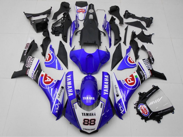 2015-2019 Blue PATA 88 Yamaha YZF R1 Bike Fairing Kit UK 2015-2019 Blue PATA 88 Yamaha YZF R1 Bike Fairing Kit UK