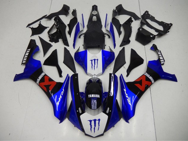 2015-2019 Black Blue Yamaha YZF R1 Motorbike Fairing Kits UK 2015-2019 Black Blue Yamaha YZF R1 Motorbike Fairing Kits UK
