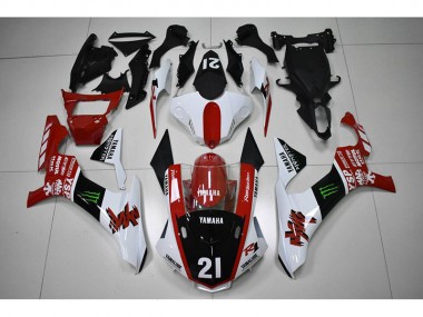 2015-2019 Red Black 21 Yamaha YZF R1 Motorcycle Fairings Kit UK