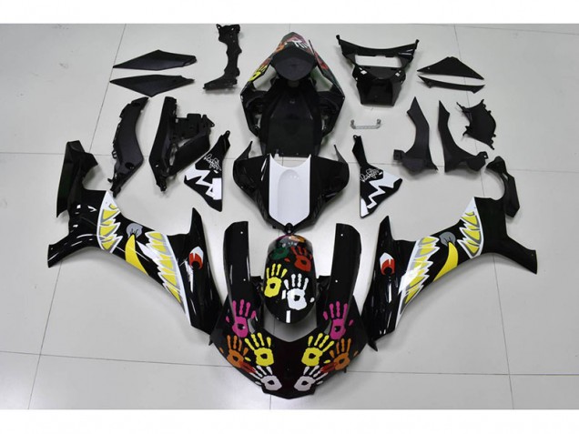 2015-2019 Black White Yamaha YZF R1 Motorcylce Fairings UK 2015-2019 Black White Yamaha YZF R1 Motorcylce Fairings UK