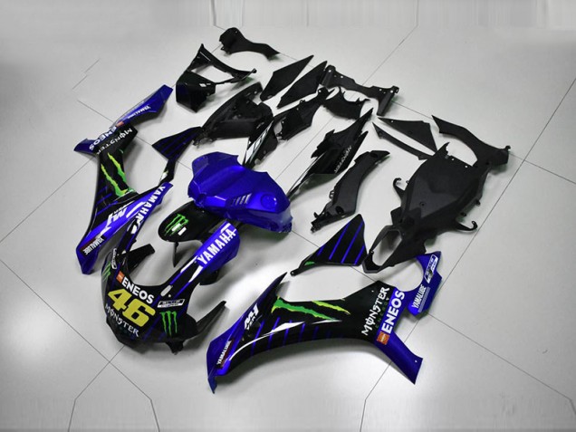 2015-2019 Blue Blue White ENEOS 46 Monster Yamaha YZF R1 Motorcycle Fairing UK 2015-2019 Blue Blue White ENEOS 46 Monster Yamaha YZF R1 Motorcycle Fairing UK