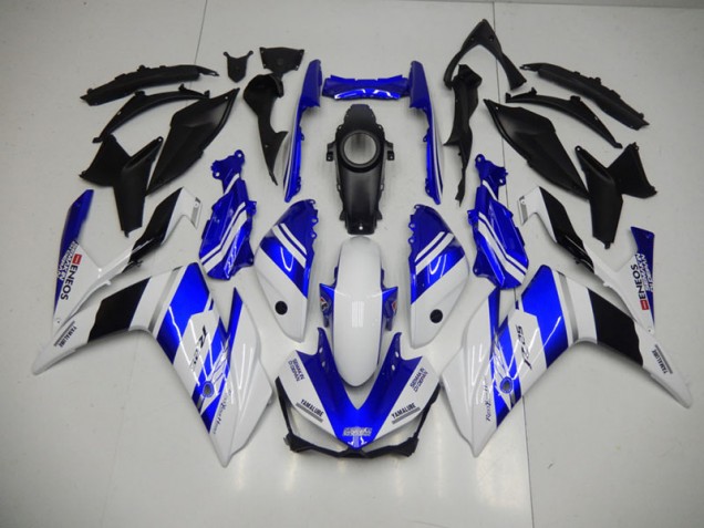 2015-2022 Blue White Blue White ENEOS Yamaha YZF R3 Bike Fairings UK 2015-2022 Blue White Blue White ENEOS Yamaha YZF R3 Bike Fairings UK