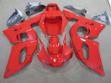 1998-2002 Red Yamaha YZF R6 Motorcycle Fairing Kits UK