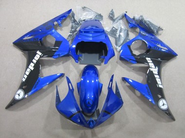2003-2005 Blue Black Yamaha YZF R6 Replacement Motorcycle Fairings UK