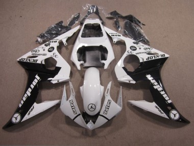 2003-2005 White Black Yamaha YZF R6 Motorbike Fairings UK