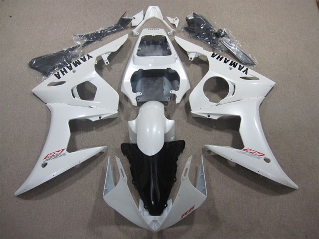 2003-2005 White Yamaha YZF R6 Bike Fairing UK 2003-2005 White Yamaha YZF R6 Bike Fairing UK