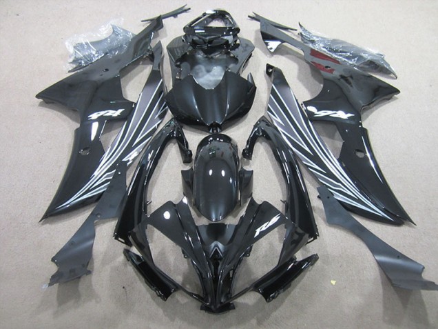 2006-2007 Black Yamaha YZF R6 Motorcycle Fairings UK 2006-2007 Black Yamaha YZF R6 Motorcycle Fairings UK