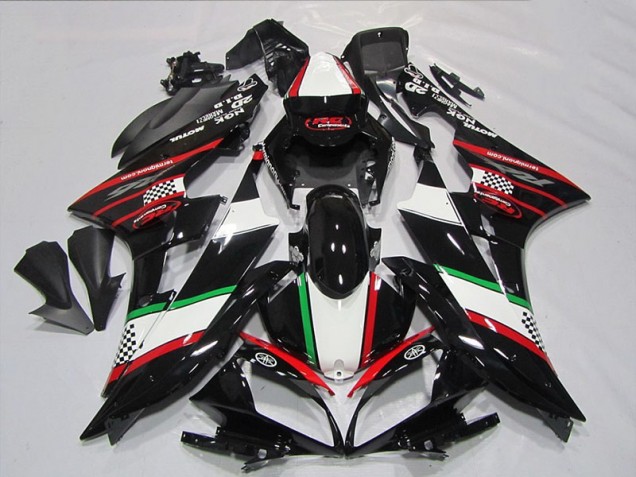 2006-2007 Black Red Green Yamaha YZF R6 Motorbike Fairings UK 2006-2007 Black Red Green Yamaha YZF R6 Motorbike Fairings UK