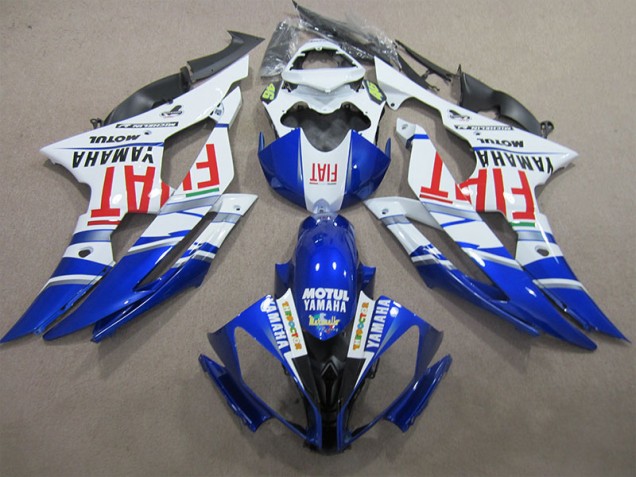 2008-2016 Blue White Motul Red Fiat Yamaha YZF R6 Motorbike Fairing UK 2008-2016 Blue White Motul Red Fiat Yamaha YZF R6 Motorbike Fairing UK