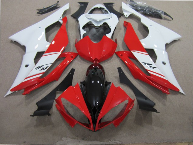 2008-2016 Red White Black Yamaha YZF R6 Motorcycle Fairing Kit UK 2008-2016 Red White Black Yamaha YZF R6 Motorcycle Fairing Kit UK
