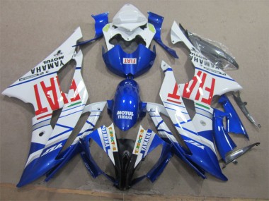 2008-2016 White Black Red Fiat Yamaha YZF R6 Motorbike Fairing Kits UK
