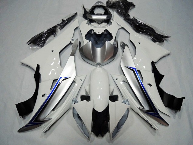 2008-2016 White Black Blue Yamaha YZF R6 Motorcycle Replacement Fairings UK